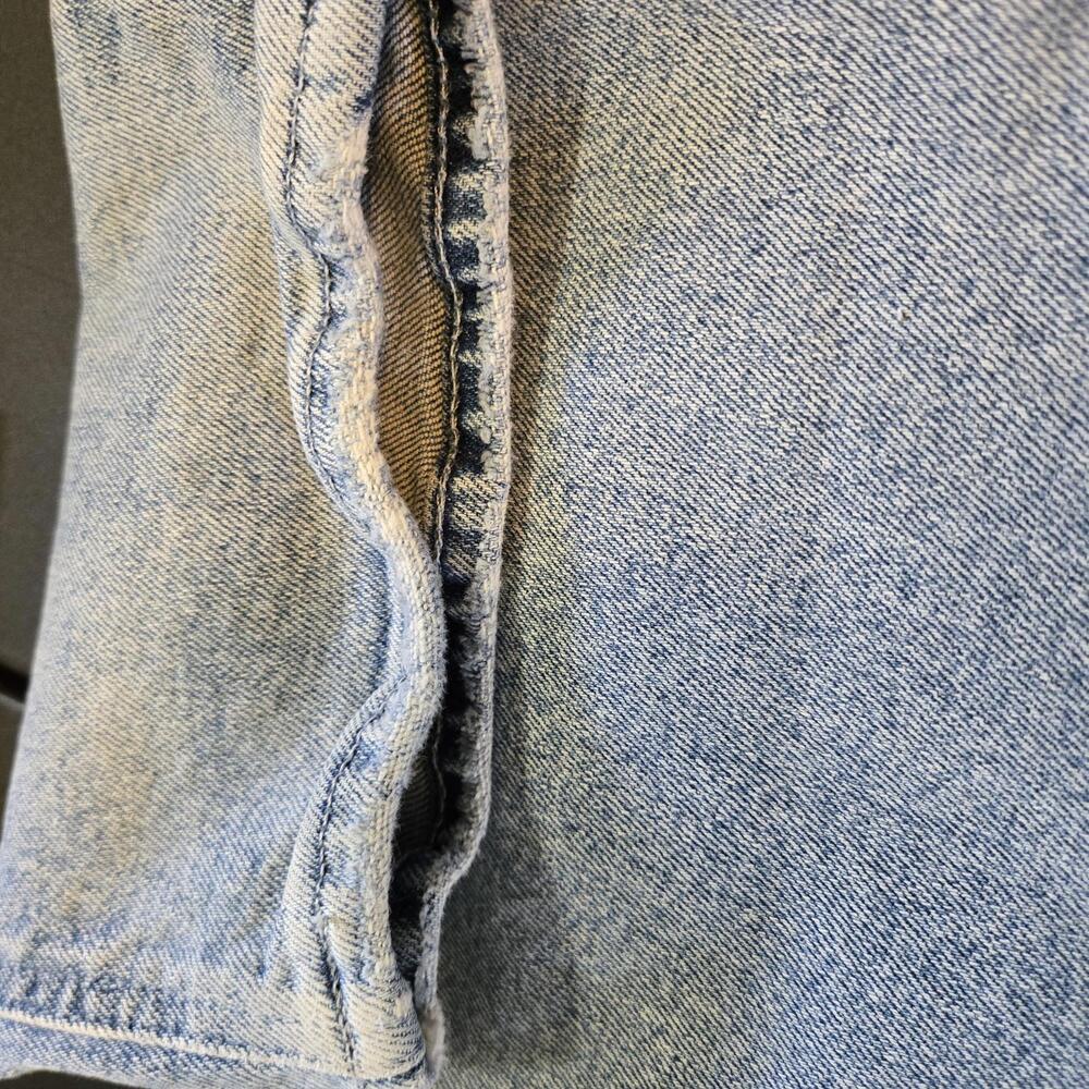 PAIGE Alexis High Rise Barrel Leg Jeans Light Wash Denim Women's Size 32 - Picture 9 of 9